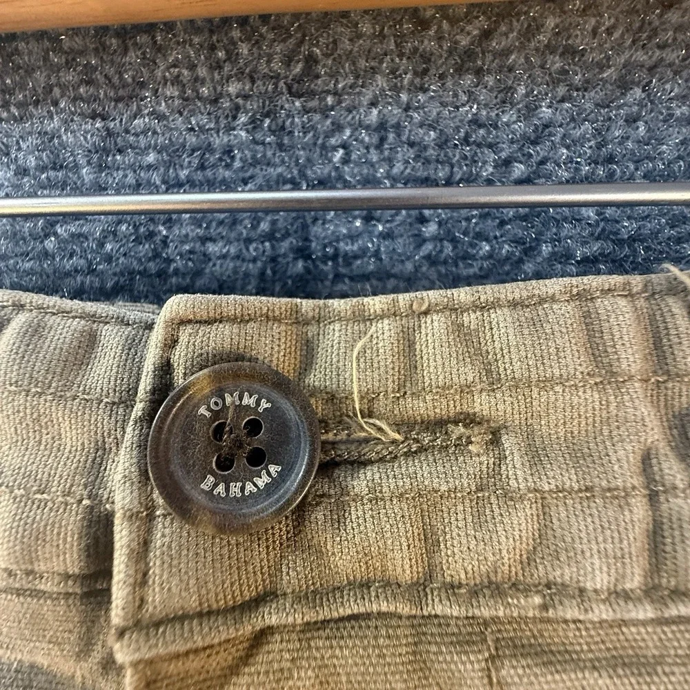 Tommy Bahama Cargo Shorts Mens 35 Khaki Tan Stretch Tencel Cotton Casual - Picture 12 of 14